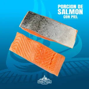 1 Kg Porciones Salmón Premium-c/piel